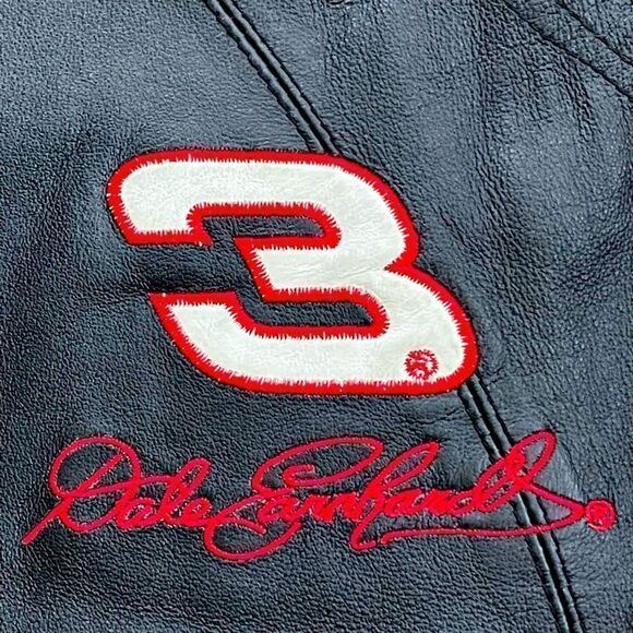 Vintage Dale Earnhardt Sr #3 Wilsons Leather Jacket Chase Authentics • XL - Picture 5 of 16